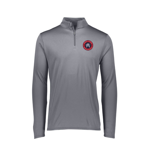 [FTLQFLGY-FAXS-LOGO1] Decker Women's Flex-Lite 1/4 Zip Shirt (Female Adult XS, Gray, Logo 1)