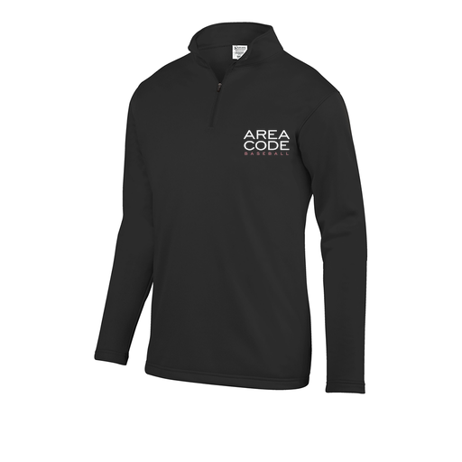 [DFW-FFQZ-BLK-AS-LOGO2] Decker Men's FlexFleece 1/4 Zip (Adult S, Black, Logo 2)