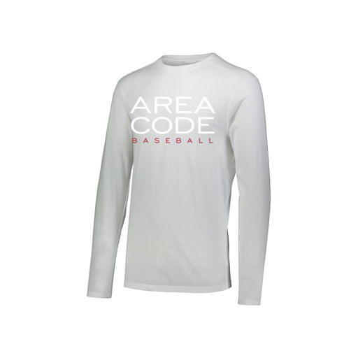 [FTLCUBWH-YS-LOGO2] Decker Youth Tri-Blend T-Shirt - Long Sleeve (Youth S, White, Logo 2)