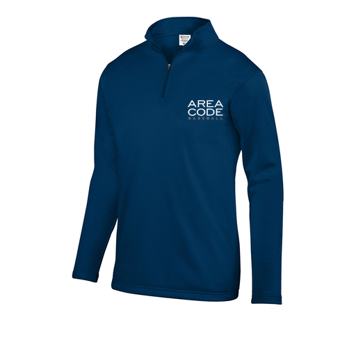 [5508.065.S-LOGO2] Decker Youth FlexFleece 1/4 Zip (Youth S, Navy, Logo 2)